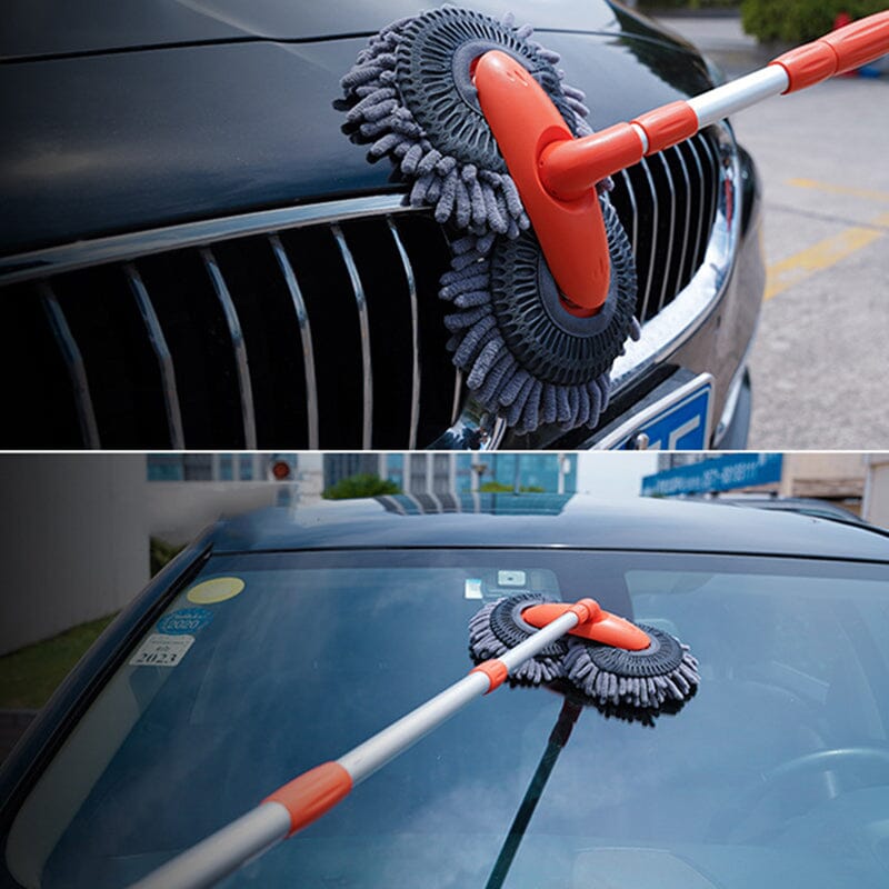 Escova de Lavagem de Carro Retrátil Camada Dupla - Imagem 7