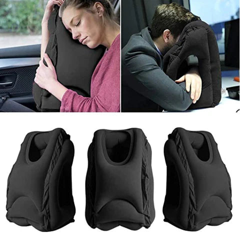 Travesseiro Ergonômico Inflável para Viagens - Imagem 2