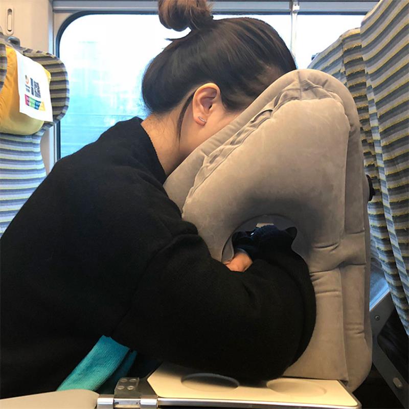 Travesseiro Ergonômico Inflável para Viagens - Imagem 5