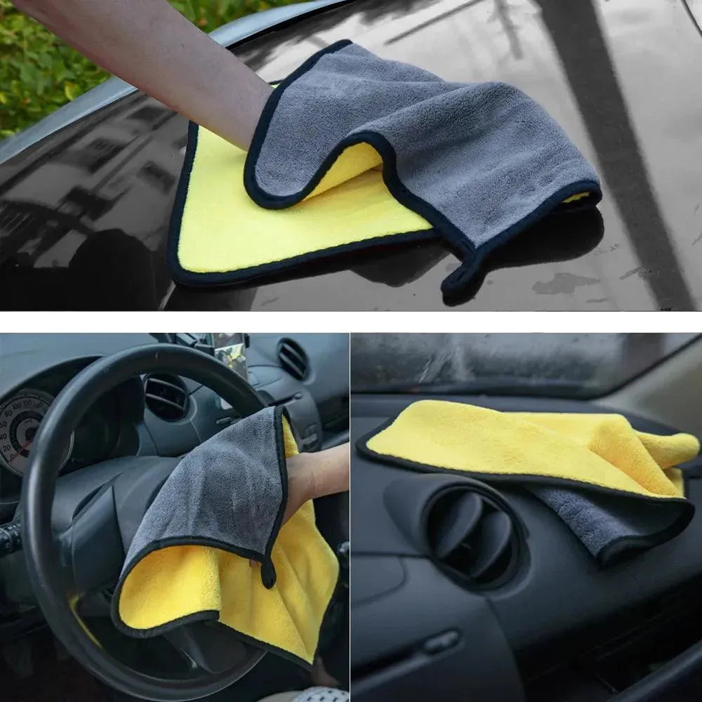 Kit 5 Panos de Microfibra Para Secar Carros - Imagem 7